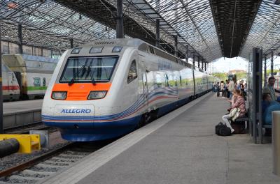 フィンランド鉄道の旅①：アレグロでフィンランド・ロシアの国境を越える