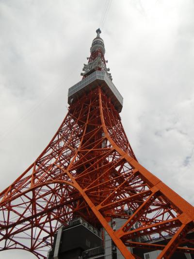 ついに上った初めての東京タワー、それから原宿で昼食会