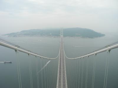 2012年06月　明石海峡大橋の主塔塔頂ツアーに参加してきました。