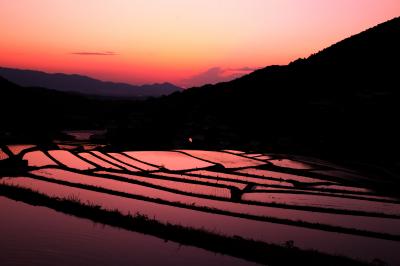 明日香村の夕日