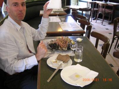 29 ニース　すりに遭遇、魚介レストランCafe de Turin:2008 初夏を楽しむSNCF36ooKM