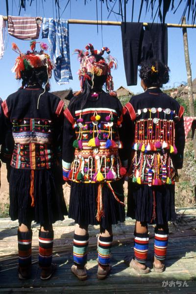 ハニ族とアク族の新年祭り～西双版納の旅1991
