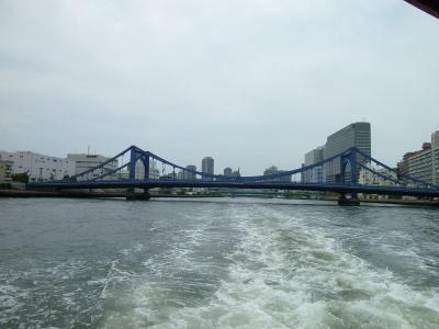 日の出桟橋　から　船に乗って　浅草へ　　隅田川クルーズ　　東京都　-3