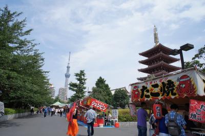 浅草の景色にスカイツリー加わる