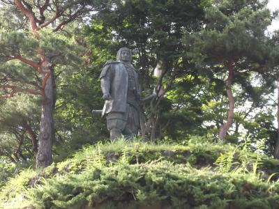 謙信の居城、春日山城址。