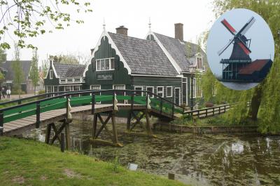 オランダの象徴、風車、木靴、チーズがそろったザーンセ･スカンス