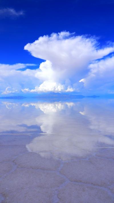 天空の都市と天空の鏡に逢いに8年ぶりの南米へ!! ⑰空と大地の出逢う場所・ウユニ塩湖~群青世界編~