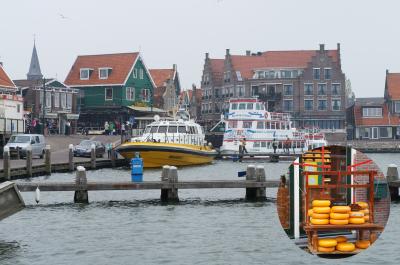 港と水の景色が楽しめる古い漁村フォーレンダム