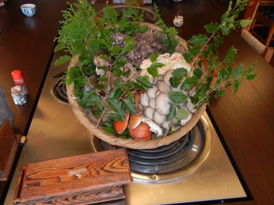 上高地と千畳敷カールの紅葉を観た。天然キノコ蕎麦が食べられた。