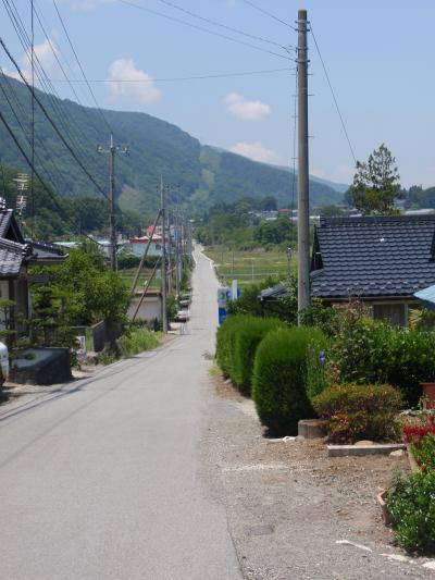 甲州古道歩き　No13いよいよ長野県富士見峠へ向う（教来石宿（34）、蔦木宿（35））