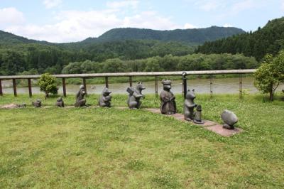 津川・狐の嫁入り屋敷と麒麟山