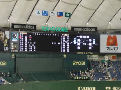 何年ぶりかの都市対抗野球見学(東京ドーム)