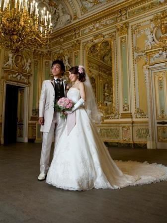 マルタの宮殿で結婚式