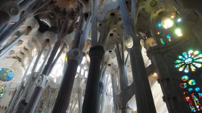 GWスペイン★5日目(2) サグラダファミリアの館内入りました!!