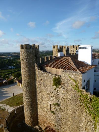 優雅なポルトガル旅・憧れのマデイラ島でバカンス♪　Ｖｏｌ３６（第３日目午後）　☆オビドス：黄昏のオビドスを散策♪古城ホテル「ポザーダ・ド・カステロ」の城壁の上で優雅に過ごす♪