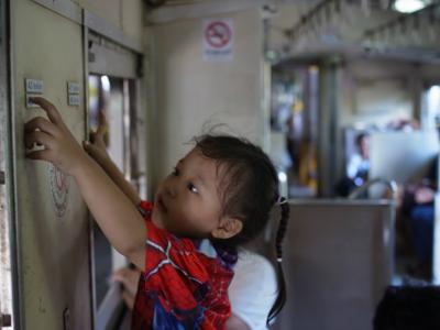 メークロン線に乗ってみた-2 （メークロン街歩き～乗車）