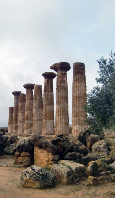 ２月のシチリアは楽園だったよ！（７）　古代ギリシャの遺跡アグリジェント