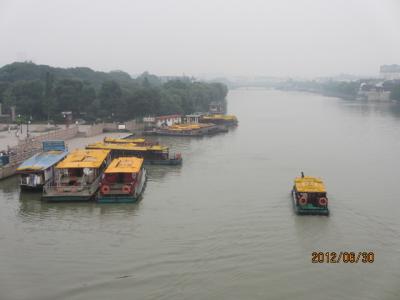 江南１０都市巡りの旅（１２）蘇州の大運河。 