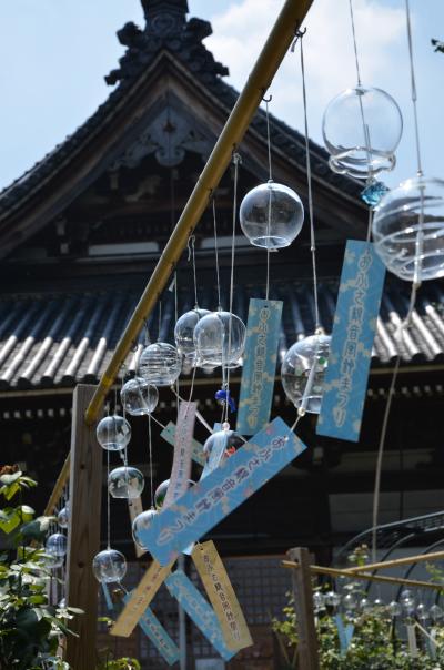 涼感を漂わせる「おふさ観音・風鈴祭り」 in Nara