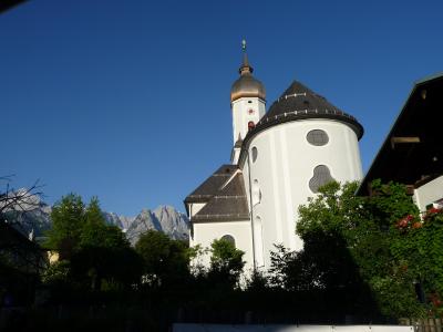 2012年ドイツの旅【15】ガルミッシュ・パルテンキルヒェン2．ガルミッシュの町並みと教会