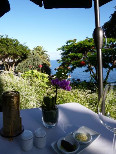 優雅なポルトガル旅・憧れのマデイラ島でバカンス♪　Ｖｏｌ８５（第７日目夜）　☆マデイラ島フンシャル：「クリフ・ベイ」のミシュラン星付きレストラン「Il Gallo d'Oro」で優雅なディナー♪