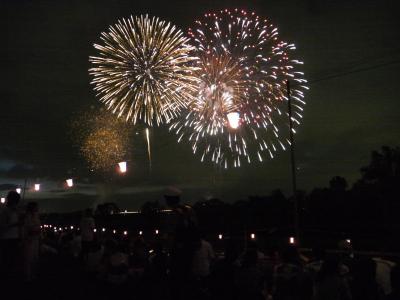 散歩がてらちょっといたばし花火大会へ