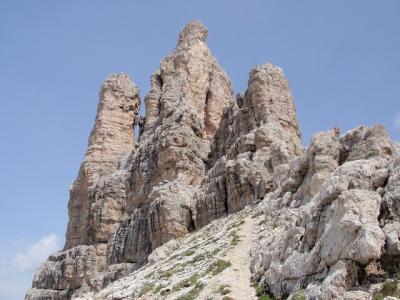 08.6　ドロミテでヴィアフェラータ（3）トブリンの塔　中級