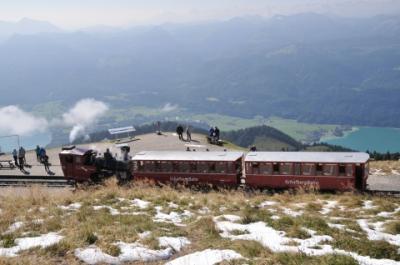 2011年オーストリア旅行記　その31　シャーフベルク登山鉄道で山頂へ