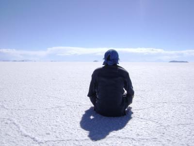ウユニ塩湖と韓国人。