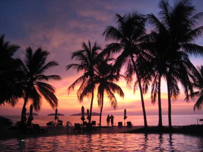 2011年 コタキナバルの夕日