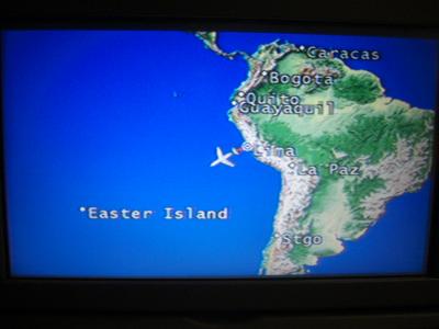 2. イースター島とペルー■３日目１　イースター島上陸　空港トイレのドアに鍵なく半開きで排便