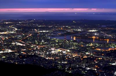 【福岡県（北九州）】新日本三大夜景「（１００億ドルの夜景）皿倉山」