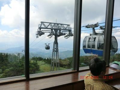 ４、蔵王ロープウエー山頂から観松平へ　：涼を求めて蔵王へ