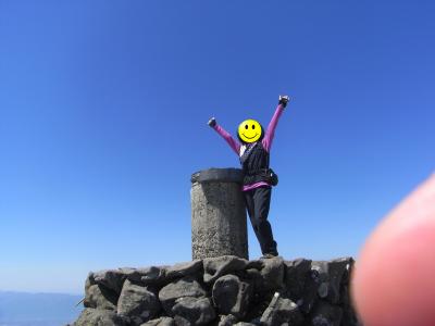 2012 蓼科山 母親と親子登山