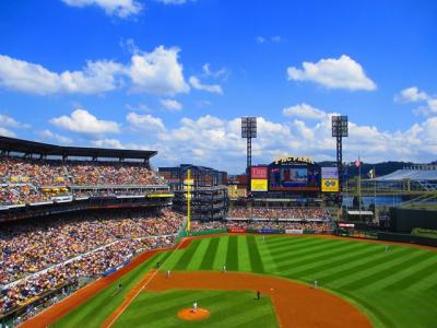 MLBを楽しむ♪Pittsburgh Pirates vs Milwaukee Brewers ＠PNC PARK