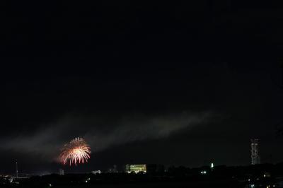 復活りんくう花火を自宅から