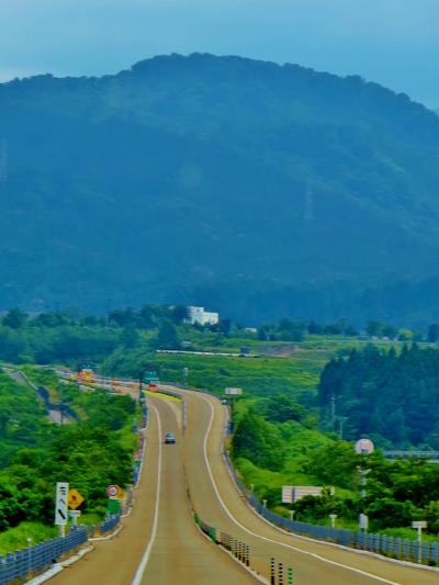 能登/今浜IC～北陸道/上信越道～長野/更埴IC～上田駅　☆バス最前列の車窓から