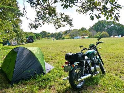 バイクで弾丸キャンプツー　福島へ