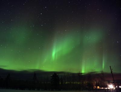 オーロラ と 犬ぞり Yukon Quest スタートを見る旅　ホワイトホース