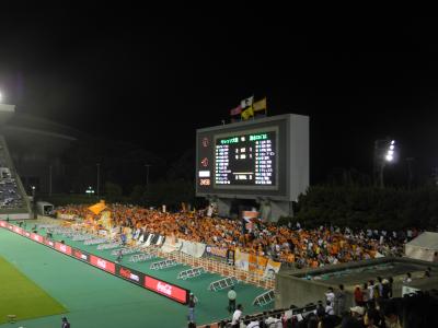 2012年09月　キンチョウスタジアム（長居球技場）で試合を見てきました。