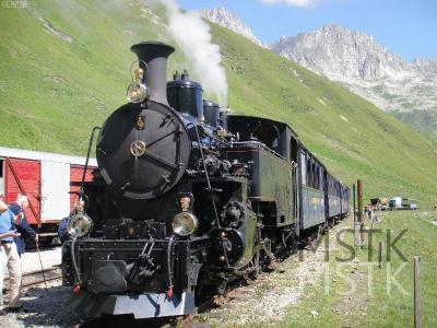 スイス・ドライブ旅行9泊10日 (5-2)：レアルプ～グレッチ・フルカ蒸気鉄道