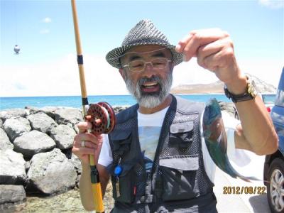 海洋研究施設での釣りMakai