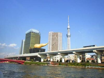 隅田川＆東京湾クルーズ散歩、東京スカイツリーと東京ゲートブリッジ