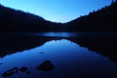 双子池に映るという満天の星空を求めて@北八ヶ岳・双子山の苔の森