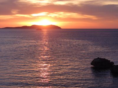 3度目のイビサ(4) 言葉にならない夕陽