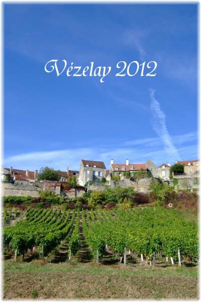 快晴秋空 の ヴェズレーの丘 で ミニハイキング♪　Vezelay, France