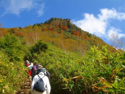 山田温泉と笠岳