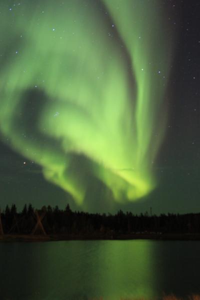 子連れカナダ（イエローナイフ）