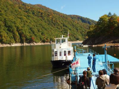 全山紅葉には少し早かった　奥只見湖−上