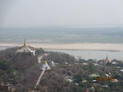 ビルマ・マンダレー特急旅行（４４）ザガイン・ヒルへ。